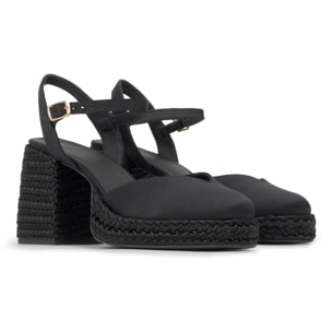 Zapato tacón Vilnia en satín con tacón de 10 cm