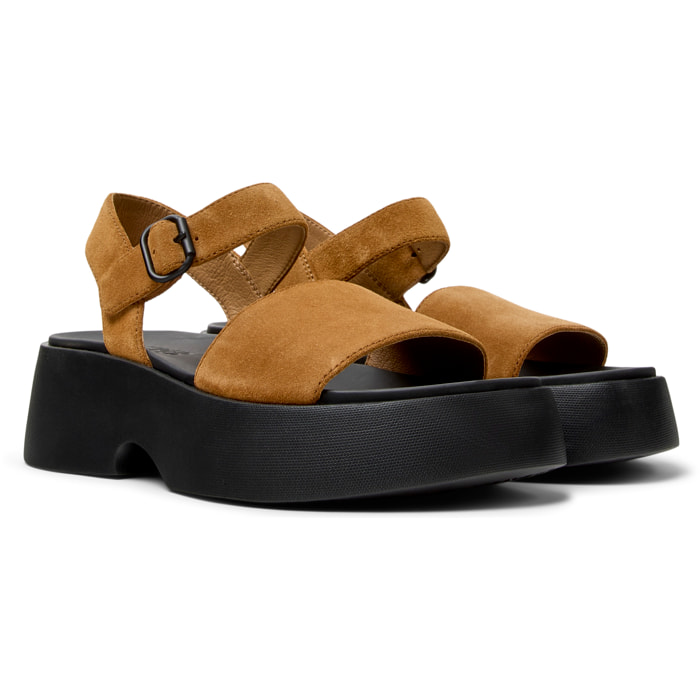 Sandalias - CAMPER Tasha - Marron - Piel de ante