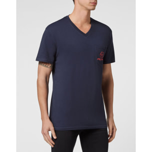 PHILIPP PLEIN T-shirt con scollo a V a maniche corte