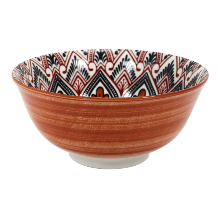 Coupelle Mandala Orange D15cm8