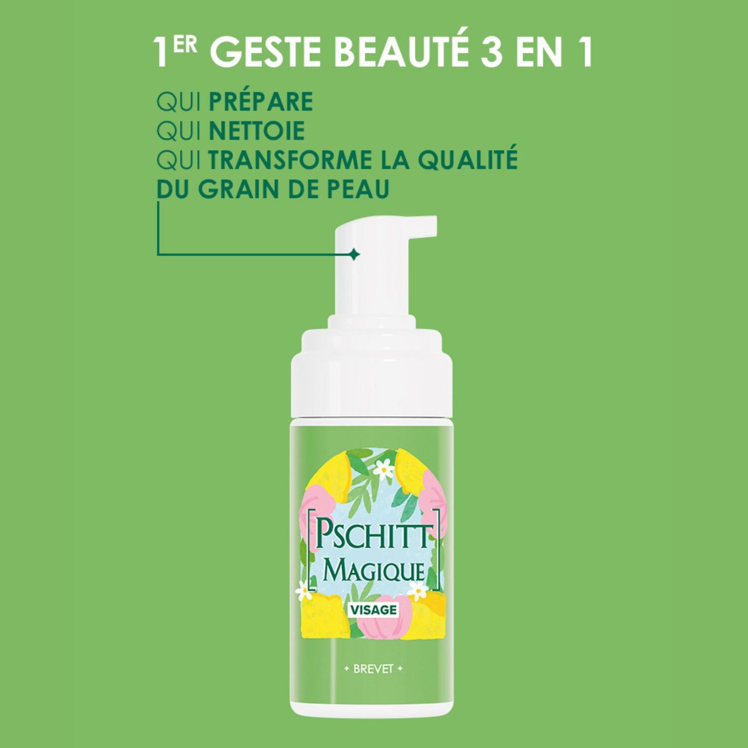 Pschitt Magique Edition Limitée COSMIC - Micropeeling Visage Sans Grain à Action Biologique 100 ml