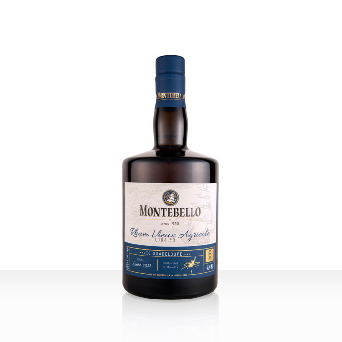 Rhum Vieux Agricole Montebello 6 ans - Guadeloupe| 42% vol | 70cl