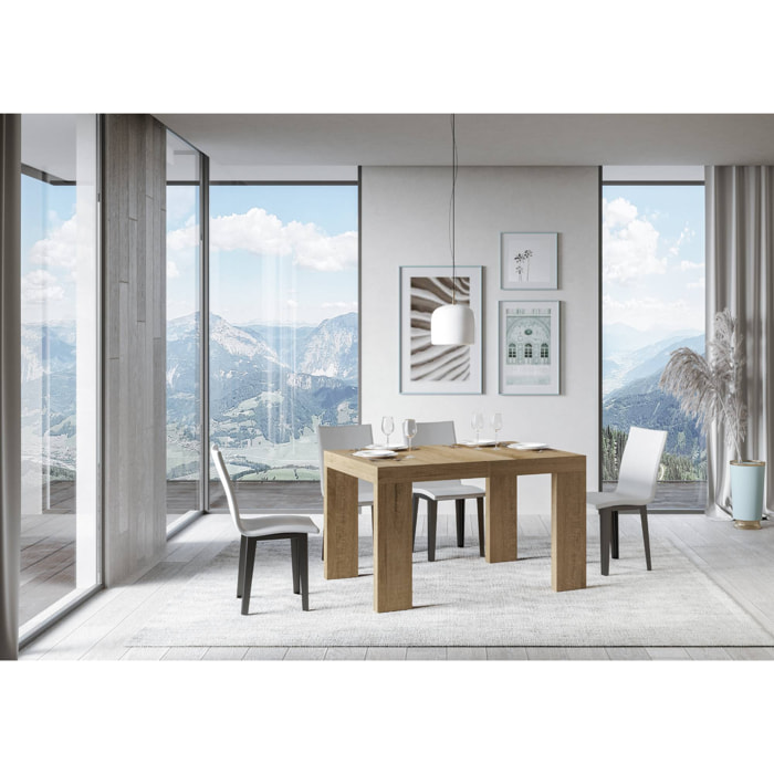 Tavolo allungabile 90x140/400 cm Roxell quercia natura