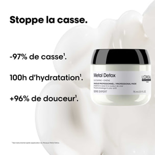 Metal Detox - Masque Protecteur pour Cheveux Sensiblisés et Cassants 75 ml