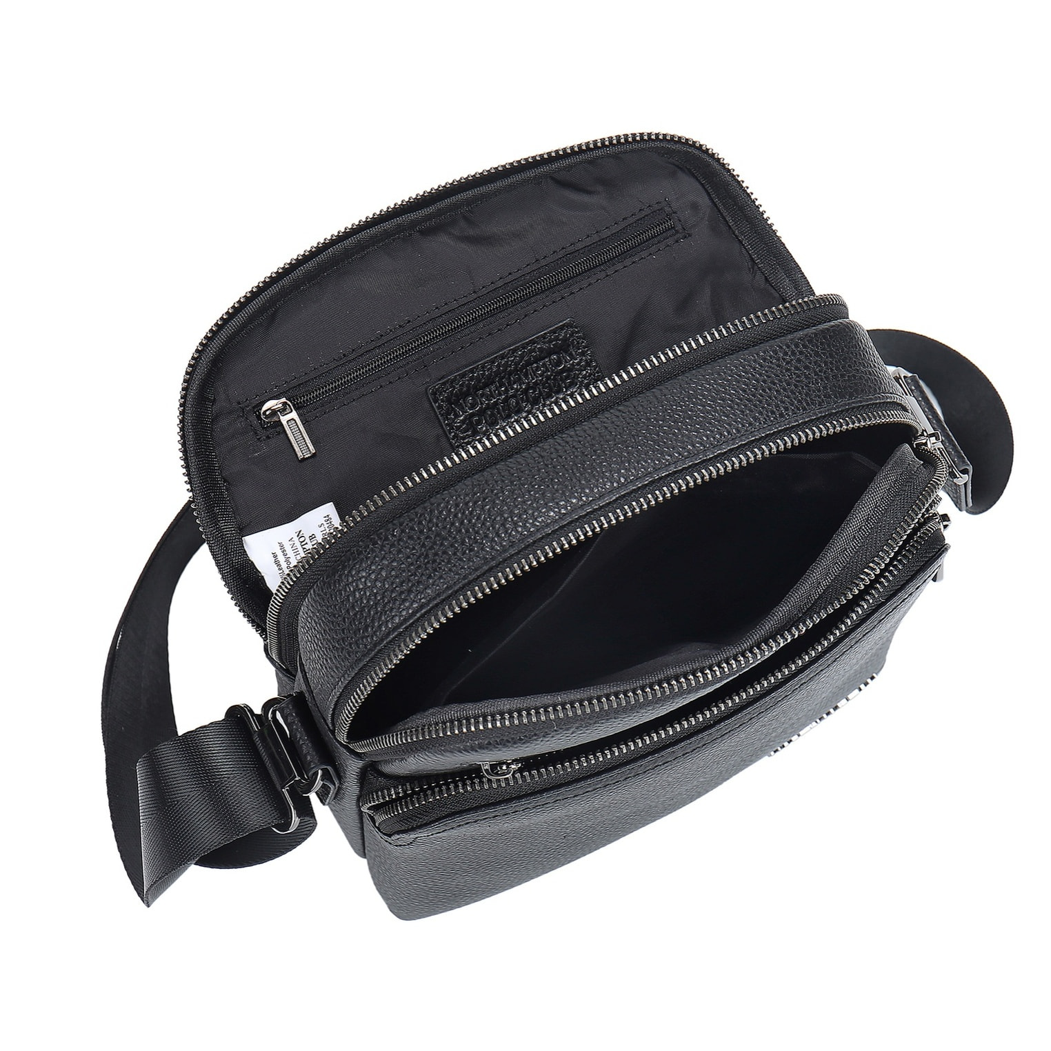 Borsa a tracolla uomo in vera pelle - Modello Bastian Ultra - 21.0 x 25.0 x 9.5 cm