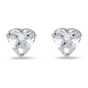 Orecchini Cuore in Argento 925 con Cubic Zirconia