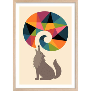 Affiche  woo your dream Affiche + cadre en bois - Chêne