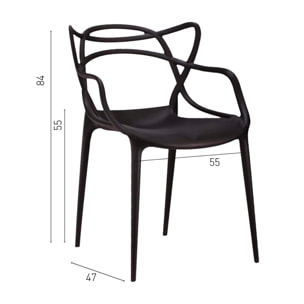 Silla Thonet Black