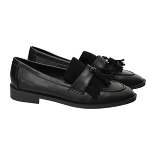 Mocassino con frange - tacco 2,5 cm