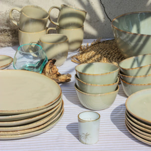 Lot de 6 petites assiettes, DUNE