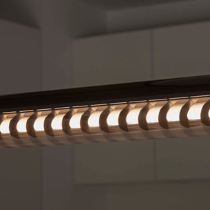 SCUBA LOUVER 1200 Lampe suspension noire 36W