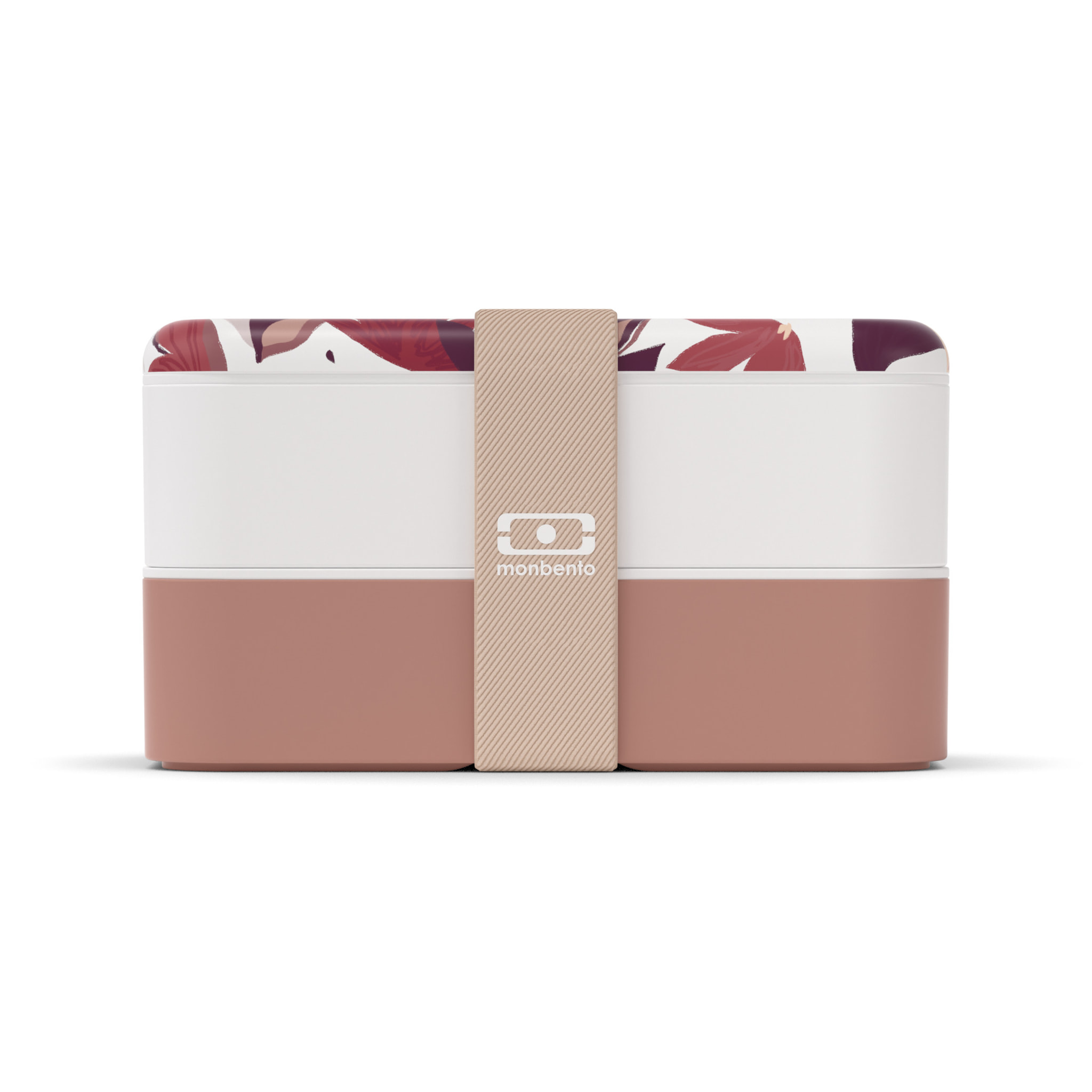 Lunch box 2 compartiments Original 1L Made in France rose Vegetal