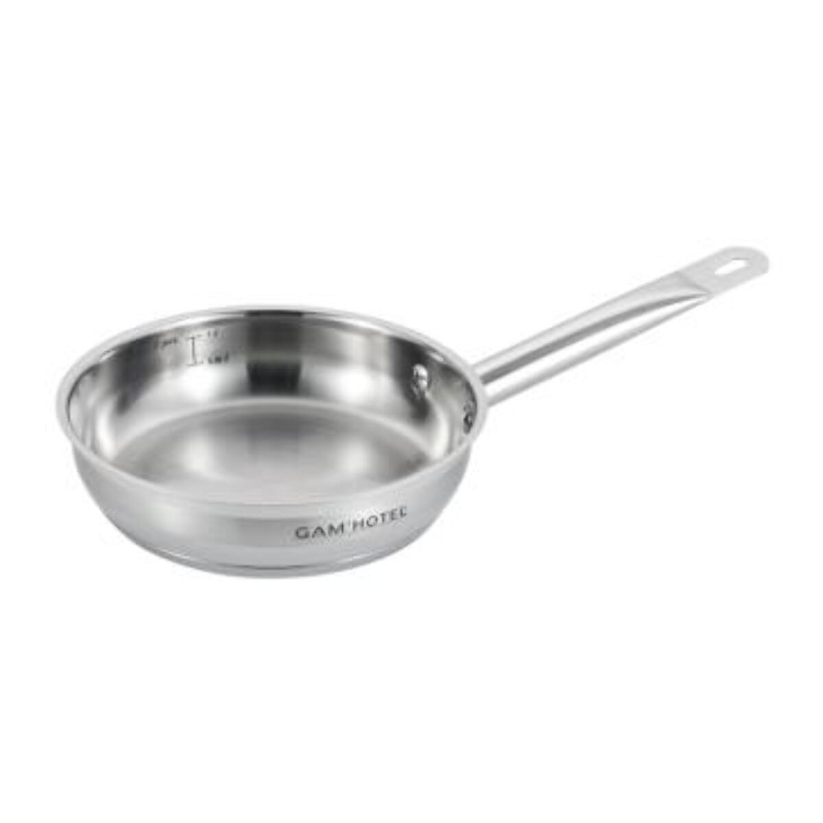 Poêle inox 20x5cm induction