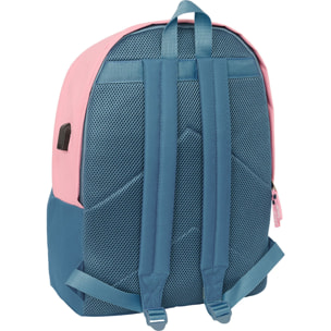 Mochila doble para portatil 15,6"+usb el pulpo "indigo"