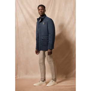 Parka ligera Chelsea color azul marino con parche logotipado