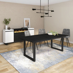 Mesa de comedor Altea 200 Negro
