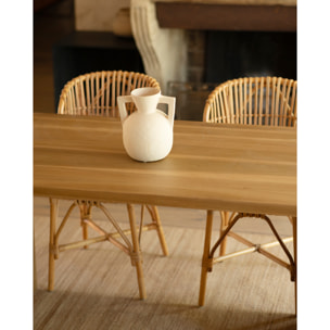 Mesa de comedor de madera maciza de álamo en varias medidas