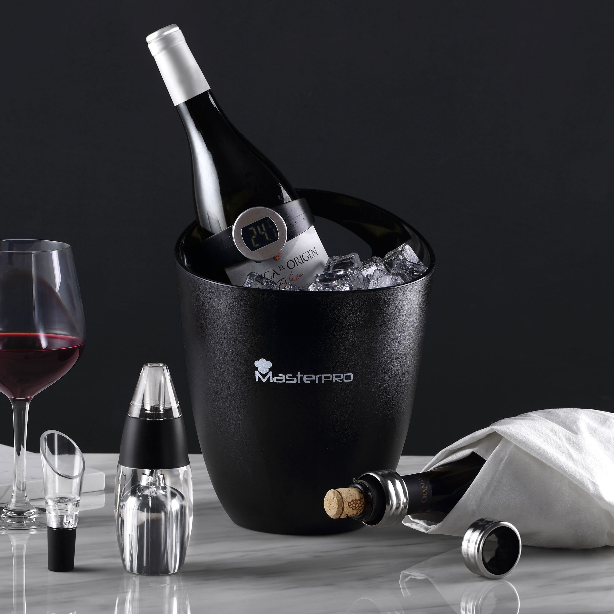 Cubitera hielo 3.5l colección CRU Wine Expert Masterpro