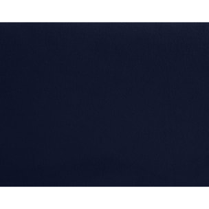 Dali - cadre de lit - 160x200 - en velours - Bleu marine