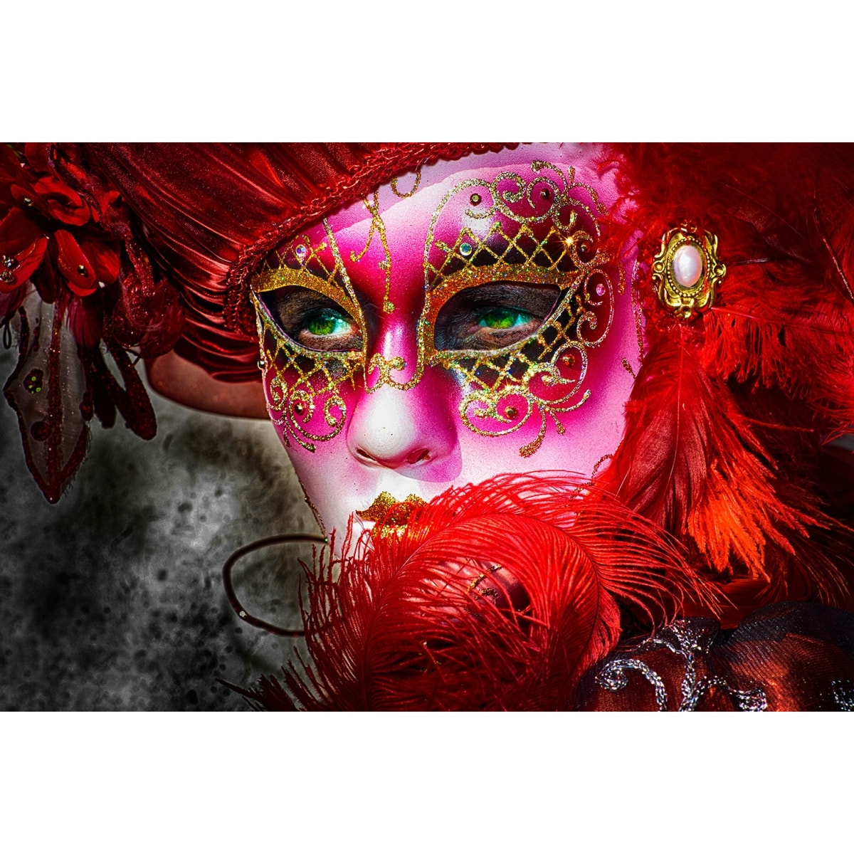 Tableau contemporain Masque Tableau plexiglas