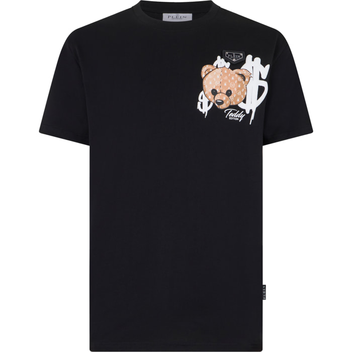 PHILIPP PLEIN Camiseta de cuello redondo y manga corta TEDDY