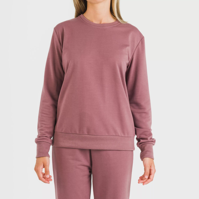 Felpa basic sportiva da donna