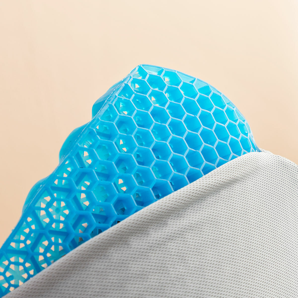 Cojín Lumbar de Gel con Funda Extraíble Glushion InnovaGoods - Gris