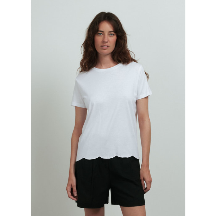 T-SHIRT BIANCO CONBIPEL