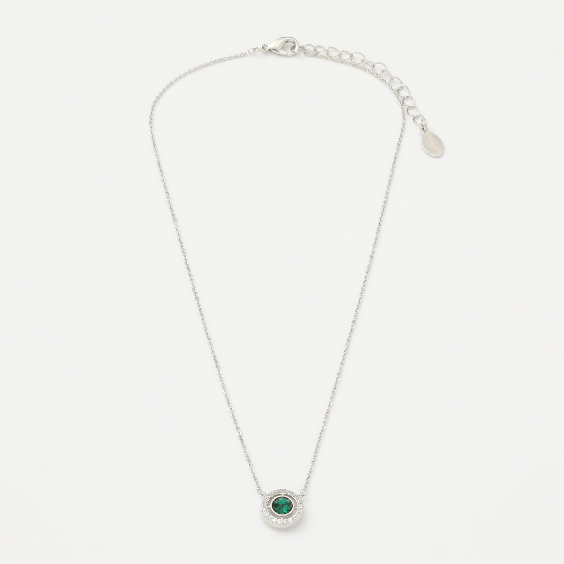 Collana U.S. Polo Assn. In metallo argentato