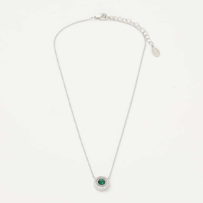 Collana U.S. Polo Assn. In metallo argentato
