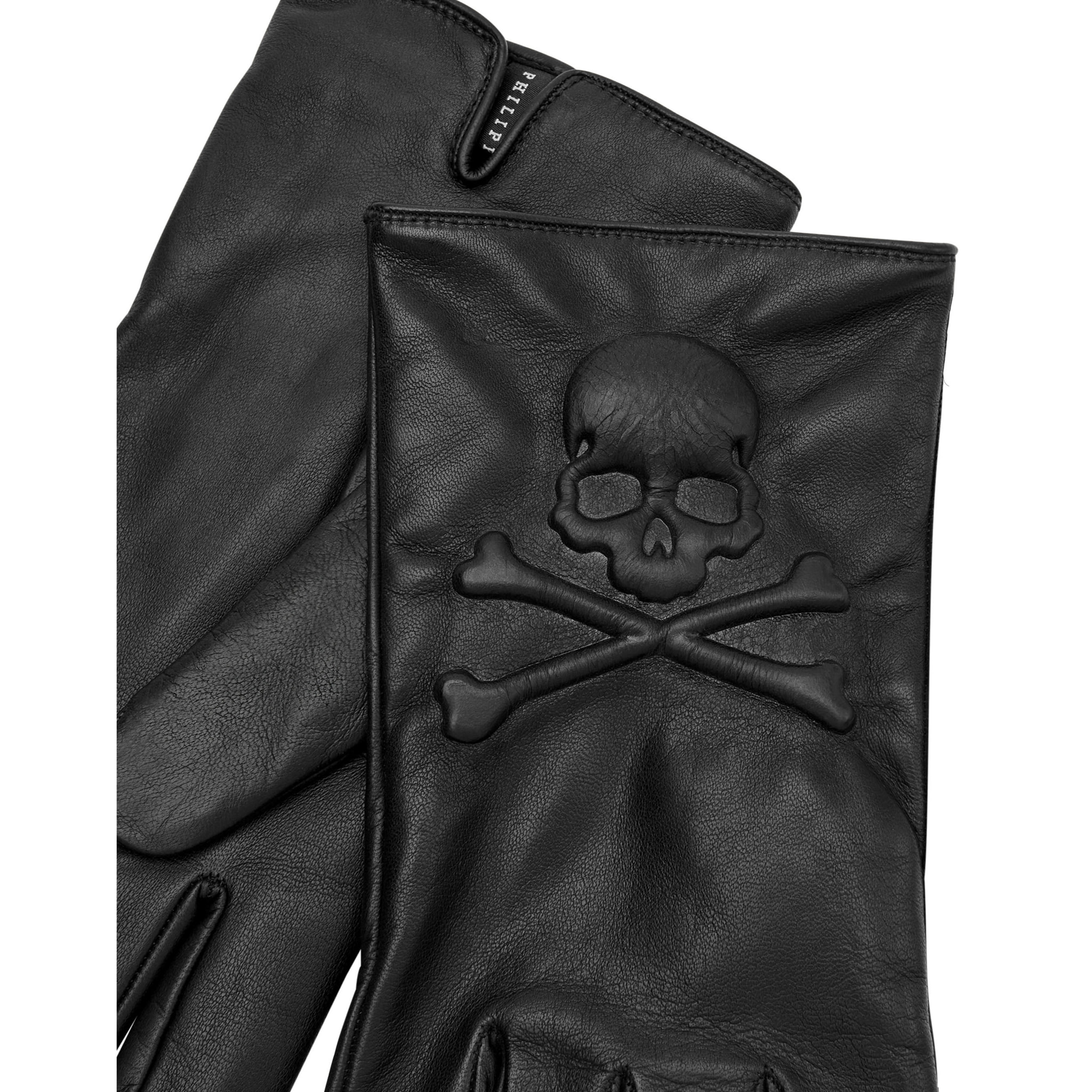 PHILIPP PLEIN Mid-Gloves SKULL
