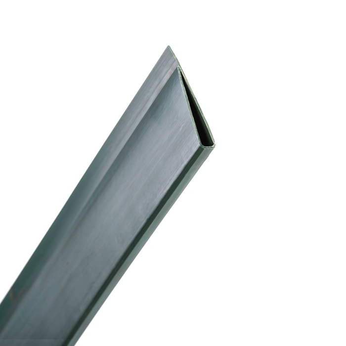 Perfil Remate U Cañizo Pvc 1.5m Verde