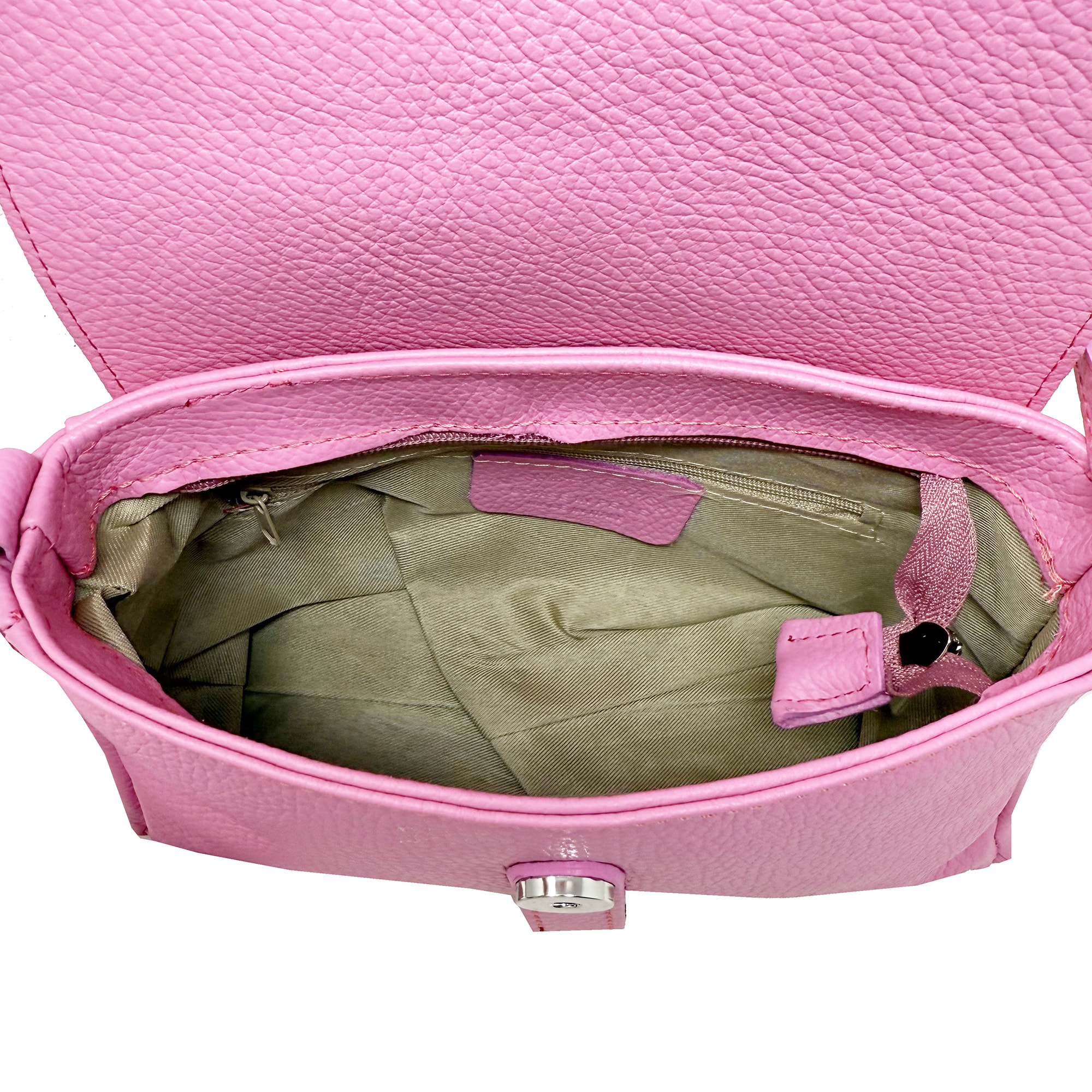 Borsetta a Tracolla Clutch in Vera Pelle Made in Italy