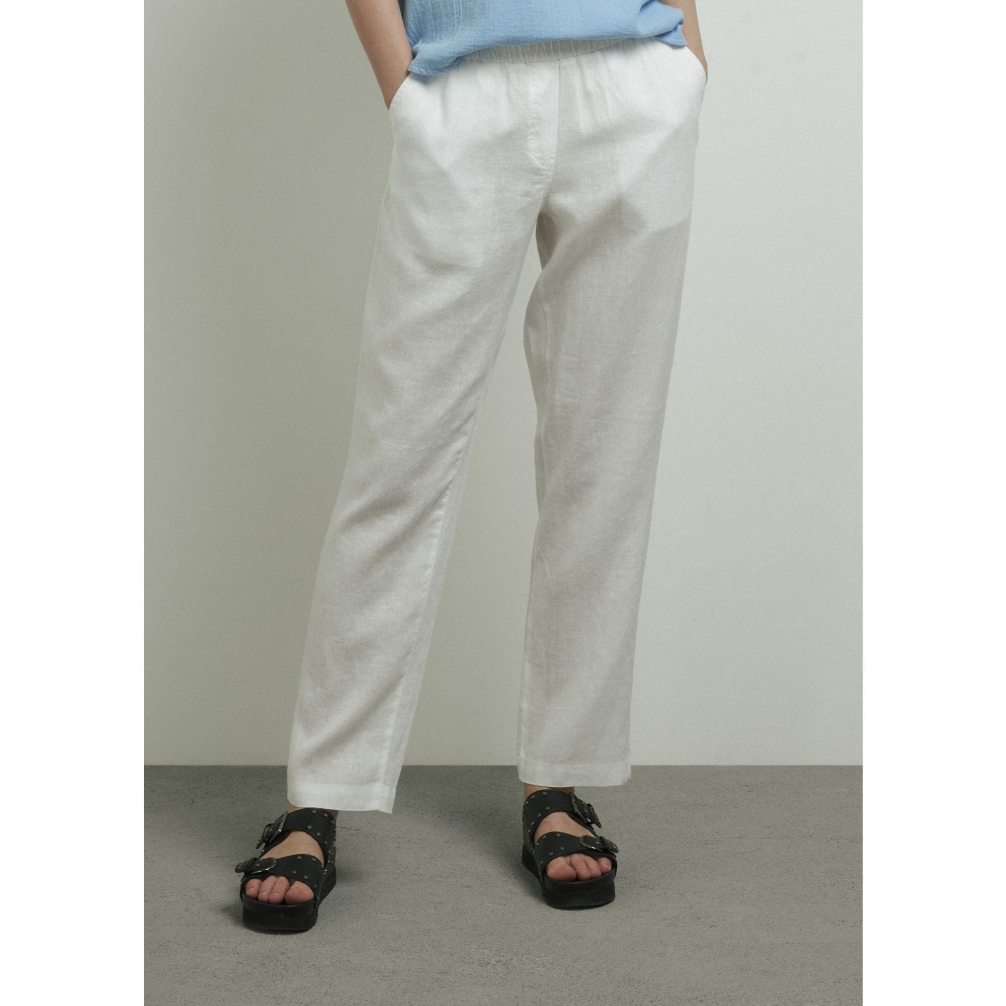 PANTALONE BIANCO CONBIPEL