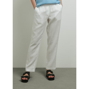 PANTALONE BIANCO CONBIPEL