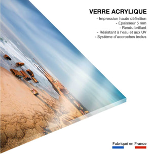 Tableau capbreton sud blocos vue du ciel Tableau plexiglas