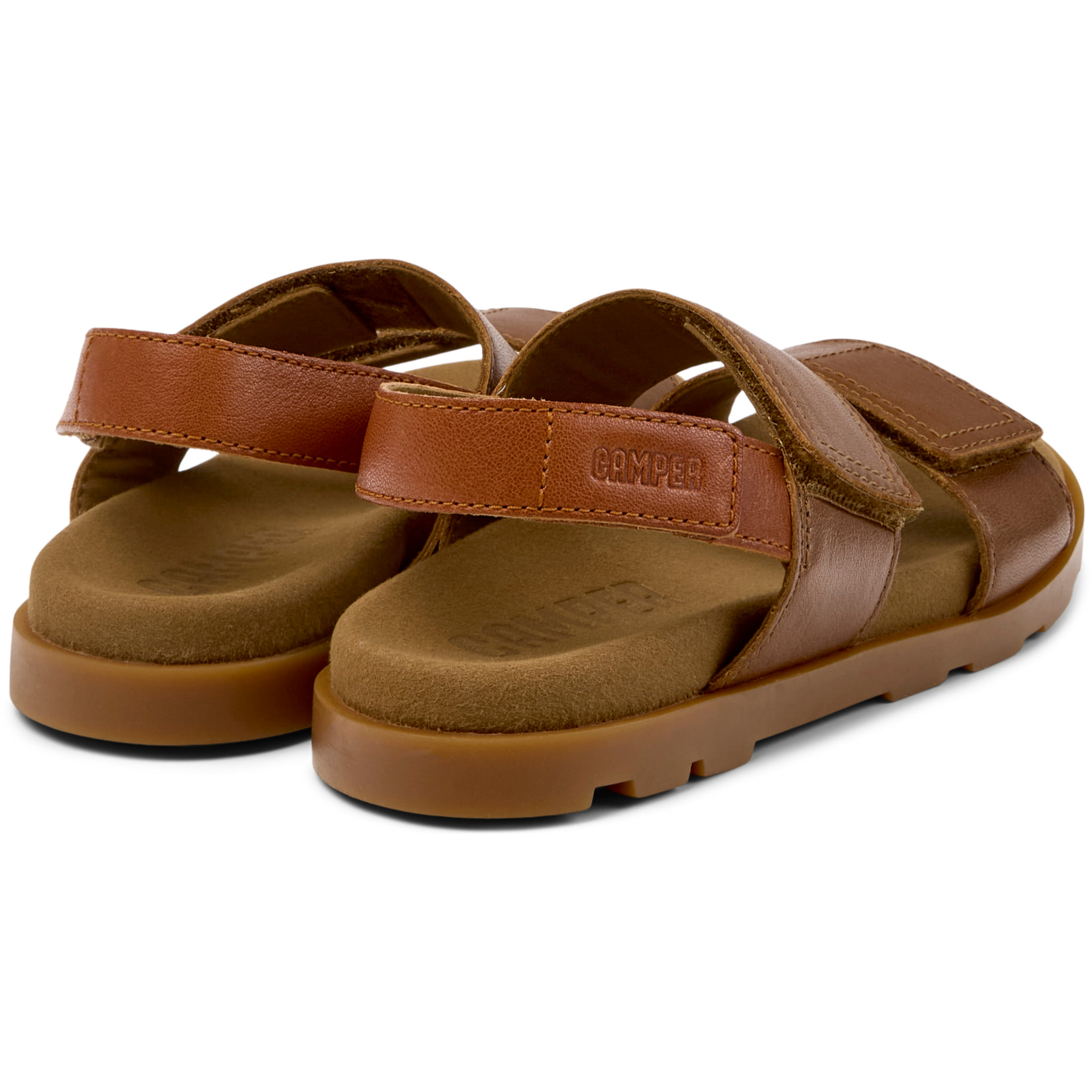Sandali - CAMPER Brutus Sandal - Marrone - Pelle liscia