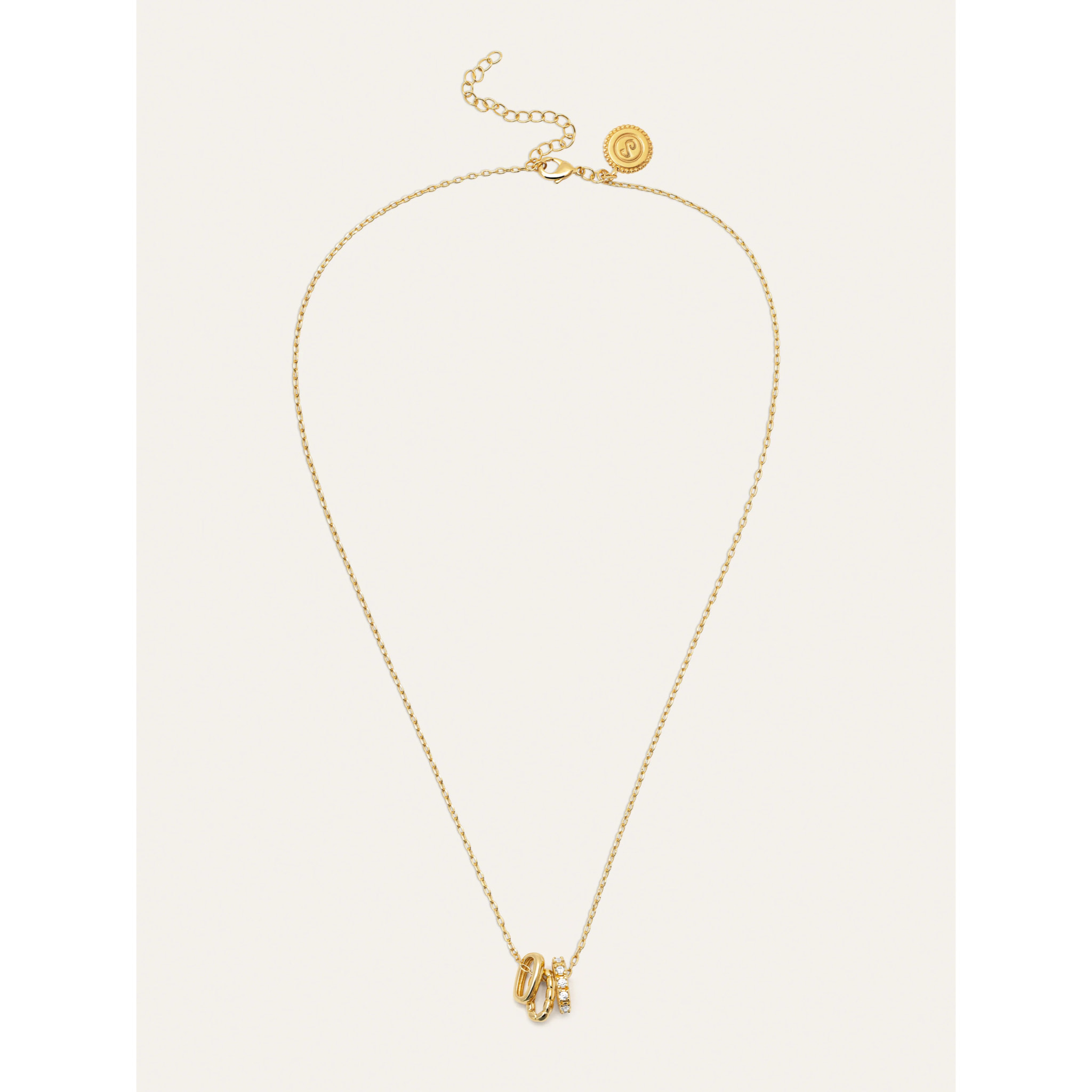 Collana Family Acciao Placcato Oro