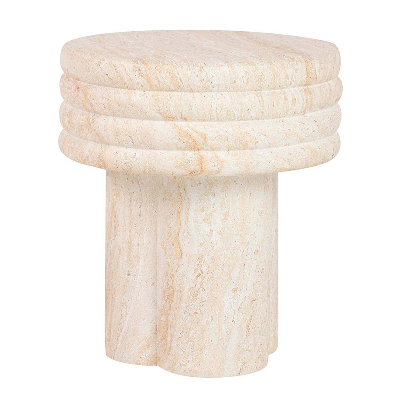 Mesa Auxiliar Marrón Sedit 37x37x42 Cm
