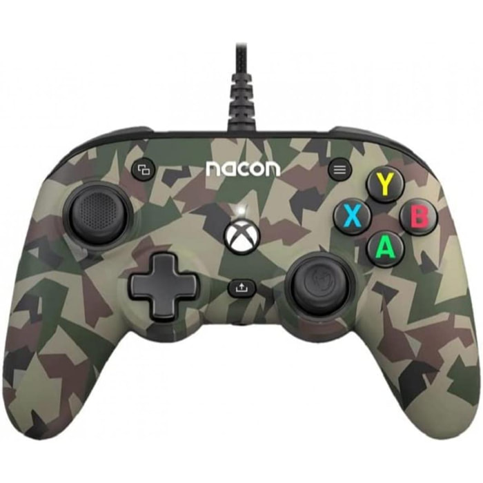 Mando con cable NACON PRO COMPACT Camuflaje XBX