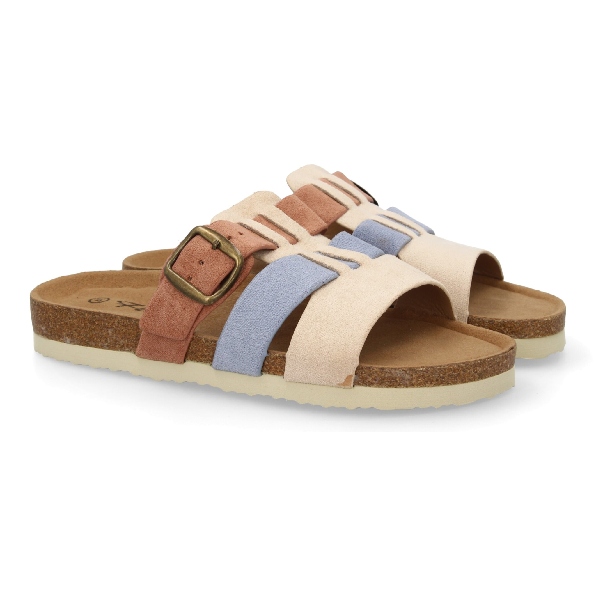 Sandalia Mujer cómoda con tiras y hebilla