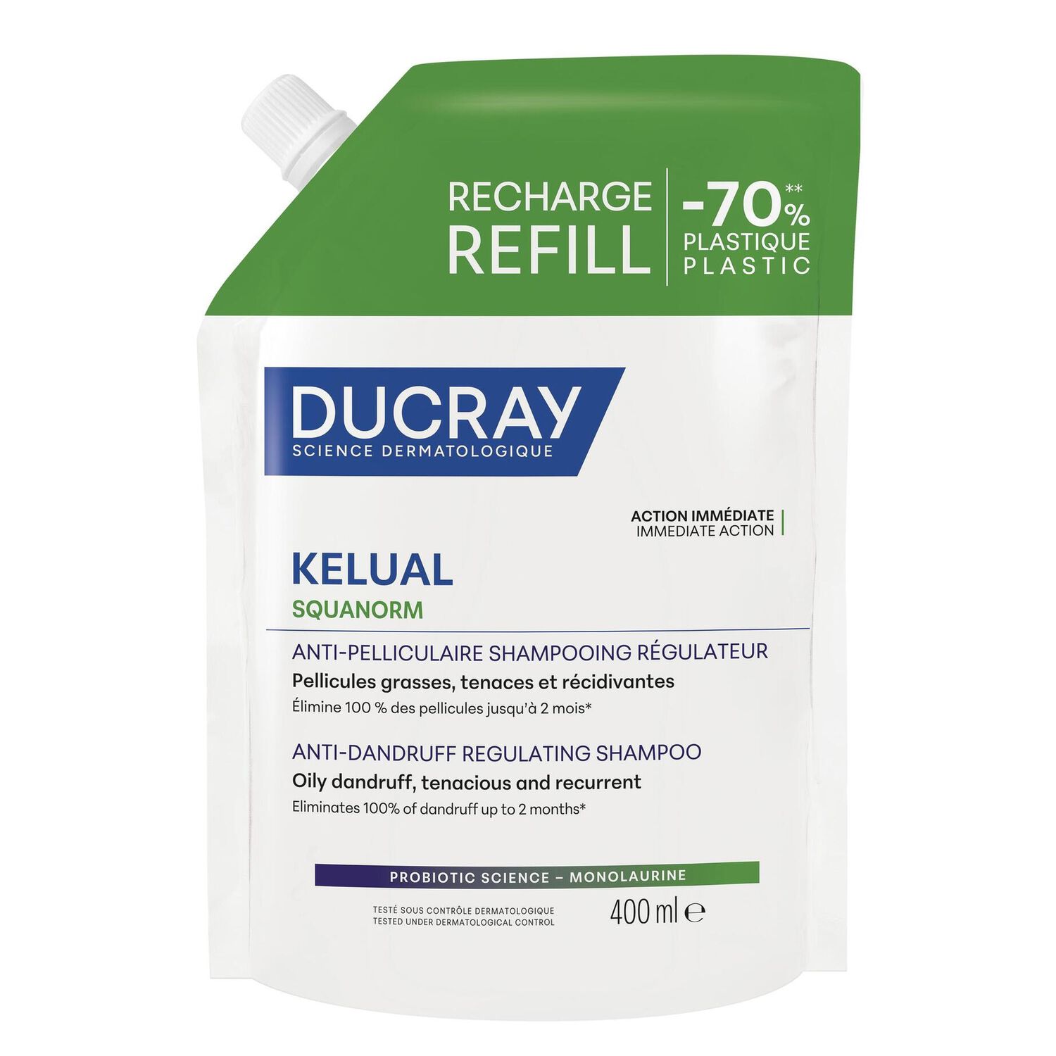 Kélual Squanorm Pellicules grasses - Recharge Shampoing traitant