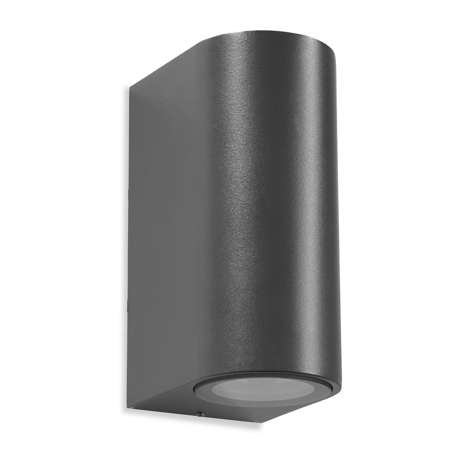 LEDS·C4 Estructura IP65 Max Wall Fixture Double Emission Aluminio Gris Urbano IK10