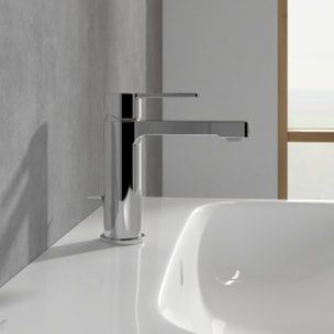 Mitigeur lavabo Architectura avec tirette chrome