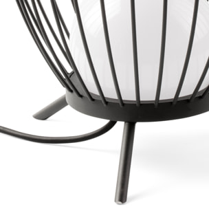 CAGE LED Lampe portable gris foncé