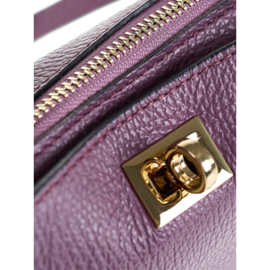 Borsa a spalla da donna Made in Italy - Modello Valoria - 100% pelle - 32.0 x 22.0 x 13.0 cm