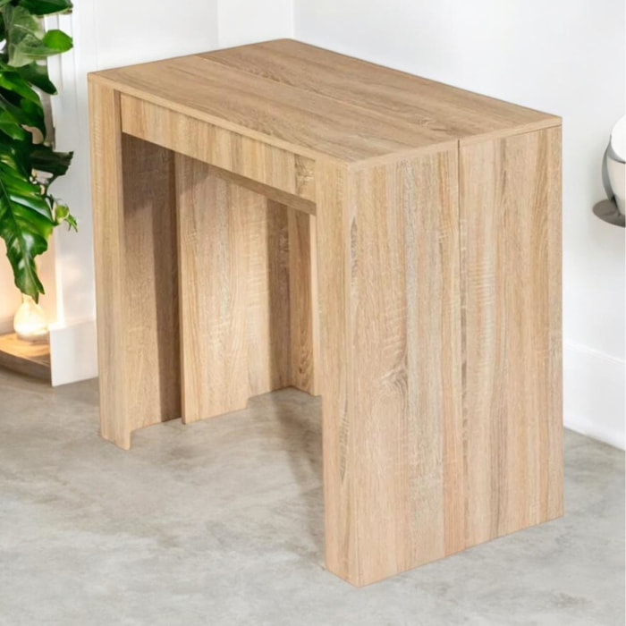 CAIRE - Table console extensible en bois - 2,35 m