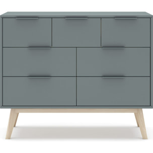 Commode 7 tiroirs en bois - PIERA