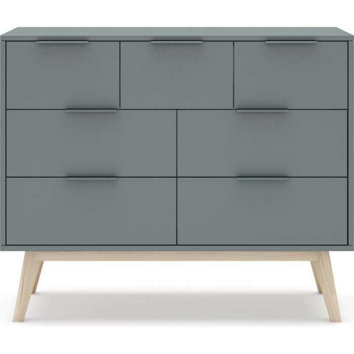 Commode 7 tiroirs en bois - PIERA