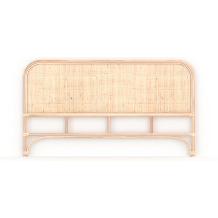 Tête de lit 160 cm en rotin naturel - Grace